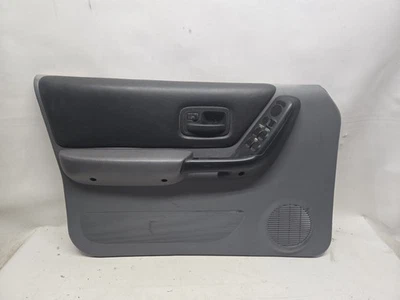 Jeep Cherokee XJ 97-01 Black on Mist Gray Door Panel Driver Front OEM    - Image 1 of 4