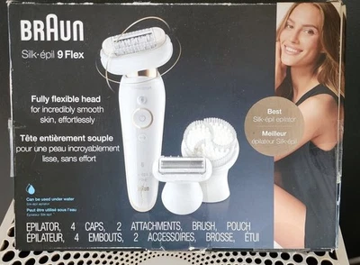 Braun Depiladora Seda 9 Flex 9300 Set de Belleza Depilación Facial Caja Abierta Foto 1 de 2