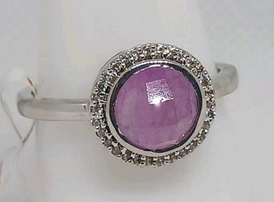 Genuine Lavender Quartz Size 10.        Bomb Party Genuine  New Cupcake  RBP3339 - Image 1 of 4