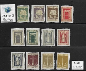 WC1_8956. FIUME. 1923 SHIP & SAN VITO set. Scott 172-183. MH-MLH - Picture 1 of 1