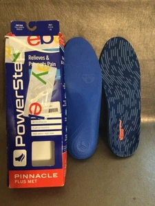 Plantillas PowerStep Pinnacle Plus Met de longitud completa alivio del dolor - para hombre 11/11,5 - Imagen 1 de 6