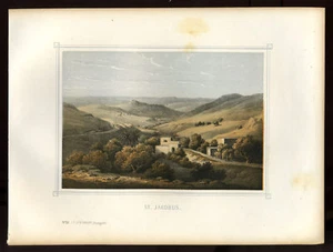 VILLE DE JAPHA SAINT JACQUES  lithographie de 1855 - Imagen 1 de 1