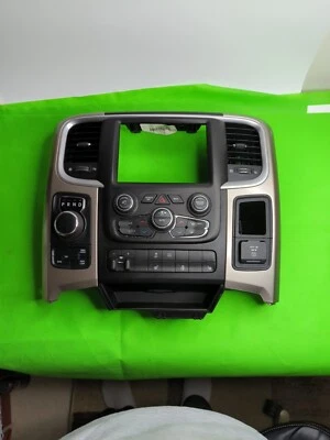 2015 RAM 1500 2500 3500 CENTER DASH RADIO CLIMATE AC CONTROL TOWING ASSEMBLY OEM - Image 1 of 4