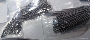 5St.Set kleine dünne Länge M1,0/M1,2/M1,4/M1,6/M2,0 Schrauben+Mutter Mini micro - Bild 1 von 12