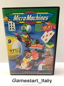 MICRO MACHINES - SEGA MEGA DRIVE - USATO PERFETTAMENTE FUNZIONANTE PAL VERSION - Picture 1 of 15