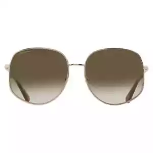 Salvatore Ferragamo Green Gradient Oval Ladies Sunglasses SF277S 723 61 - Picture 1 of 5