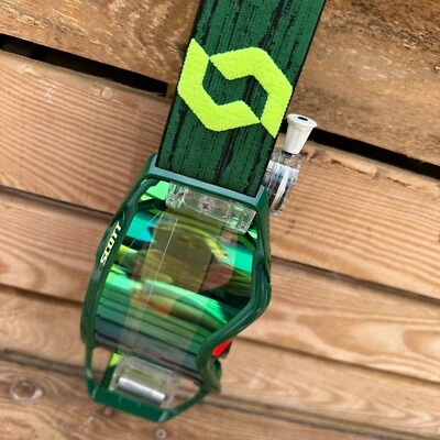 Scott Prospect GSVS Roll-Off Motocross enduro bike Goggles - GREEN / YELLOW