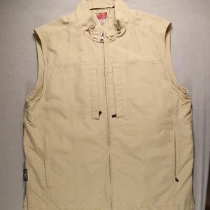 TEC Technology Enabled Clothing Utility Vest Mens Size L Multiple Zip Pockets - Picture 1 of 18