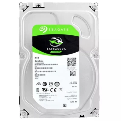 Disque Dur Seagate 3TB ST3000DM008 7200Rpm 64Mb SATA III 3,5 " Pouces Barracud - Bild 1 von 2