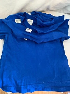 Lot of 16 Delta Kids Blue T-Shirts -All Youth Size XS - Preshrunk Cotton NEW - Picture 1 of 3