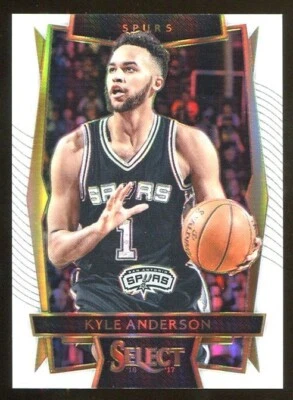 KYLE ANDERSON 2016-17 Panini Select #15 WHITE Prizm 080/149 - Image 1 of 2