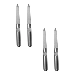 4PCS Stainless Steel Nail File Nail Polisher Nail Sanding Tool Nail - Picture 1 of 12