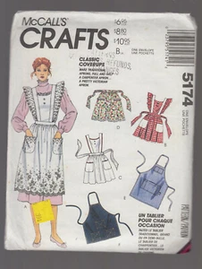 McCALLS CRAFTS pattern 5174 APRONS 6 DIFFERENT uncut unused - Picture 1 of 1