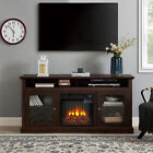 TV Stand for TVs Up to 65" American Traditional Media Console with 18" Fireplace