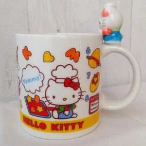 Hello Kitty Mascot Mug Cock Retro Cup Tableware Japanese Pottery Unused from JP - Picture 1 of 7