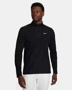 Nike Men's Size XXL Golf Dri-FIT ADV Tour 1/2-Zip Long Sleeve Top Black Active - Picture 1 of 5