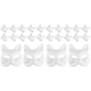 2 Count Leere Fuchsmaske Kind Tier-Maskerade- DIY- Für Cosplay-Party - Bild 1 von 12