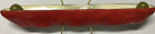 Bella Casa by Ganz Ceramic 16 3/4" Olive Tray Painted Red Ochre
