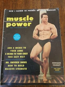 Muscle Power Magazine August 1956 Norman Tousley Front Cover Vol.19 No.7 - Picture 1 of 10