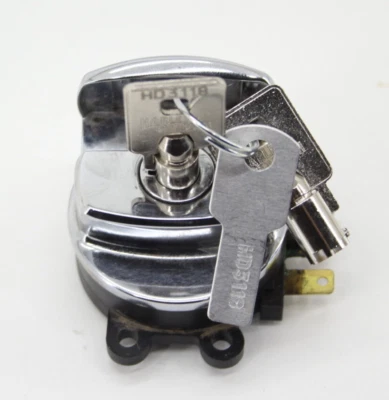 Harley Davidson 96-10 Softail 03-13 Road King trava de ignição com chave 71313-96A - Imagem 1 de 4