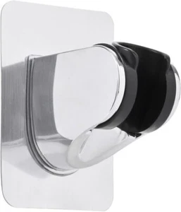 Shower Head Holder, Strong Adhesive and Waterproof Holder Silver - Picture 1 of 6