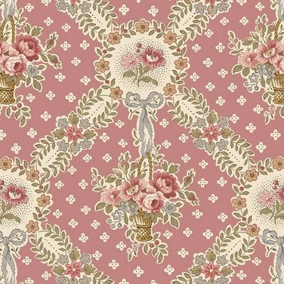 Summer House  Cotton Fabric Reproduction Marcus Dawn Heese  By the Yard  - Image 1 of 3
