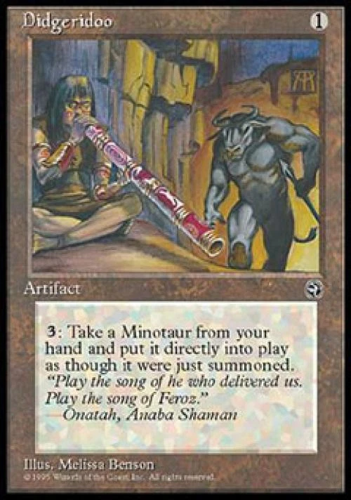 Didgeridoo - Medium Play MTG Homelands - Image 1 of 1