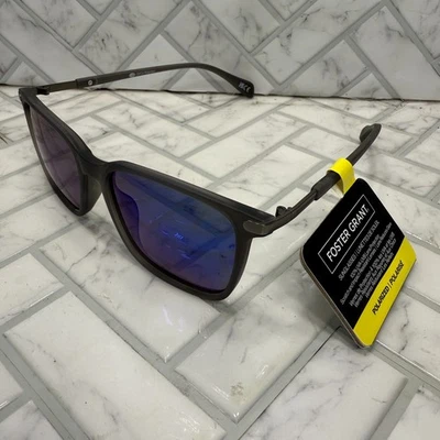 NWT Foster Grant Sunglasses FGM 24 341 POL Square Gray Frames - Image 1 of 4