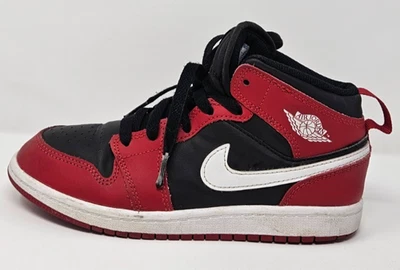 Nike Air Jordan 1 Mid PS 'Gimnasio Rojo/Negro/Blanco' DQ8424-061 - Talla 2Y Foto 1 de 4