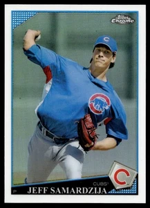 2009 Topps Chrome Refractor Jeff Samardzija Cubs #6 A42 - Picture 1 of 2