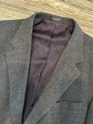 Vintage Cricketeer Wool Camel Blend Blazer Tweed Gray Men's Size 48R Columbia - Image 1 of 4