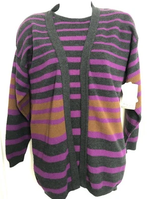 Nuevo Pendleton Cárdigan Abierto de Lana Virgen y Suéter LS Conjunto Doble Talla S 2 Piezas Foto 1 de 4