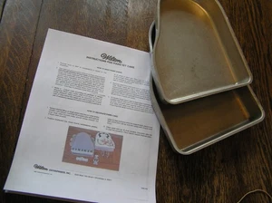 Wilton Shapely Cake Set 2~Pz PIANOFORTE Stampo per torte con istruzioni senza accessori - Foto 1 di 3