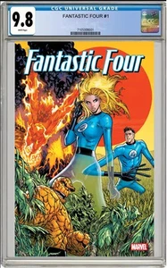 FANTASTIC FOUR #1 HUMBERTO RAMOS CUBIERTA PRINCIPAL CGC 9,8 CASI NUEVO PREVENTA 7/9 - Imagen 1 de 1