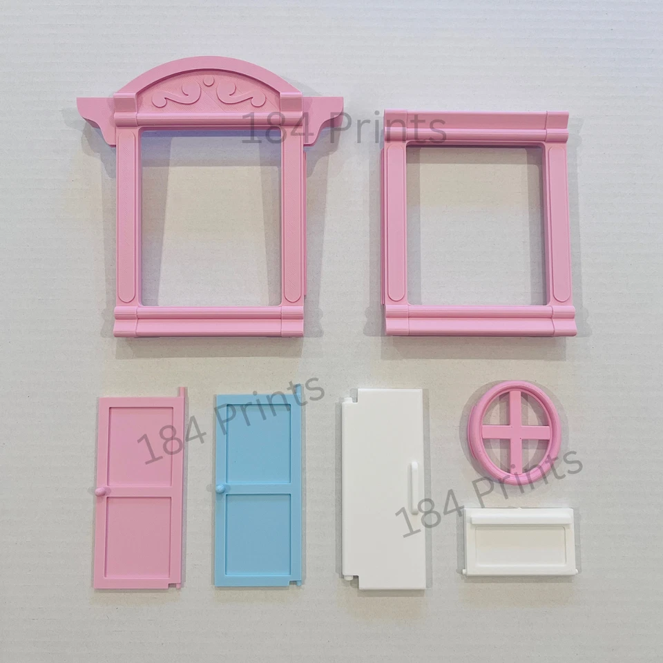3D Printed Replacement Door or Window (Fit Fisher Price Loving Family Dollhouse) - Image 1 of 1
