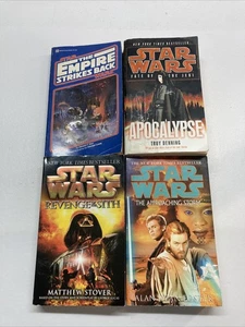 Lot of 4 STAR WARS Novels - PB Softcover - Used Paperbacks - Imagen 1 de 8