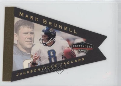 1998 Playoff Contenders Pennants Gold /98 Mark Brunell #44 - Image 1 of 2