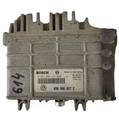 VW LUPO POLO AROSA ECU / 030906027E / 0261203931/932 / BOSCH - Immagine 1 di 3