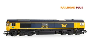R30429 OO Gauge Hornby RailRoad Plus GBRf Class 66 Chinook 66723 - Picture 1 of 1