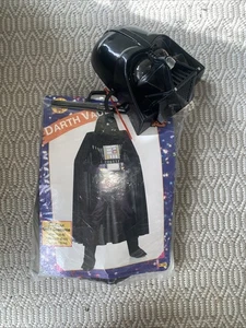 NEW 1994 Rubie’s Star Wars Darth Vader Costume Halloween Child LARGE Size 12-14 - Picture 1 of 11