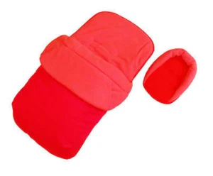 Deluxe 2in1 RED Footmuff & Headhugger To Fit Chicco London Stroller - Picture 1 of 1