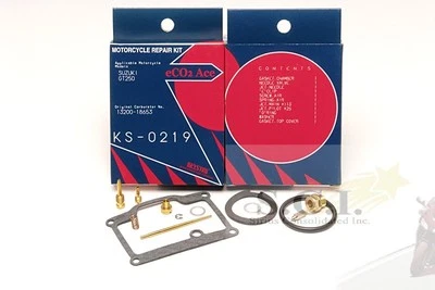SUZUKI GT250 T250 KEYSTER CARBURETOR CARB REBUILD REPAIR KITS 1973 - 1977 x 2 - Image 1 of 4
