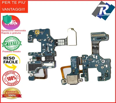 CONNETTORE RICARICA SAMSUNG GALAXY NOTE 8 SM N950F MICROFONO FLAT DOCK CARICA - Immagine 1 di 2