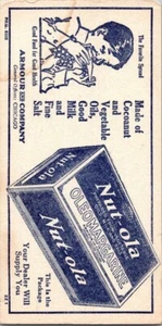 NUT OLA OLEOMARGARINE ARMOUR CO ANUNCIO A9 - Imagen 1 de 1