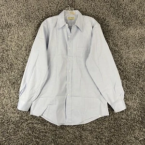 L. L. Bean Blue Dress Shirt Button Up Long Sleeve Men’s 16-35 - Picture 1 of 10