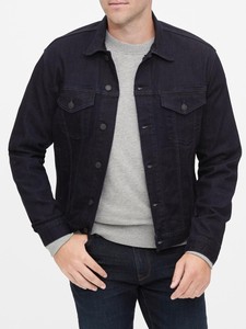 black jean jacket gap
