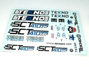 TKR9500 TEKNO SCT410 2.0 1:10 SHORT COURSE TRUCK DECALS - Picture 1 of 1