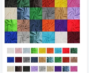 Fleece Polar fabric Warm Anti Pill Soft Washable Material 150cm Wide - Picture 1 of 14