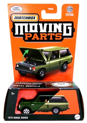 2024 MATCHBOX 1:64 MBX MOVING PARTS GREEN 1975 RANGE ROVER - Image 1 of 4