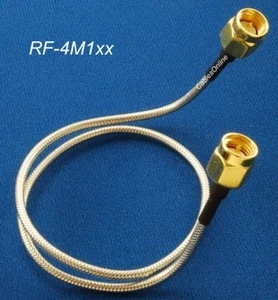 SMA Male to SMA Male Semi-Rigid RG405 RF 50Ω Coaxial Cable (Multi-Length) - Picture 1 of 5